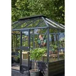 Juliana GRAND OASE MUR ORANGERI 3 MM HÆRDET GLAS HELE BANER ANTRACIT 13 M² Best