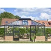 Juliana GRAND OASE MUR ORANGERI 3 MM HÆRDET GLAS HELE BANER ANTRACIT 18,8 M2^ Orangerier