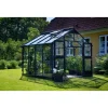 Juliana PREMIUM DRIVHUS 3 MM HÆRDET GLAS HELE BANER ANTRACIT 8,8 M2^ Drivhuse
