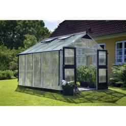 Juliana PREMIUM EKSKL. SOKKEL DRIVHUS 10 MM POLY ALUMINIUM 10,9 M2 New