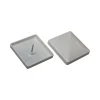 Kokille CAP 76 STOLPEHAT ALUMINIUM HVID 76 X 76 MM^ Stolper & Pæle