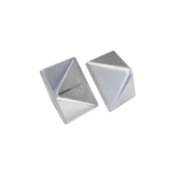 Kokille PYRA 104 STOLPEHAT ALUMINIUM GRÅ 104 X 104 MM New