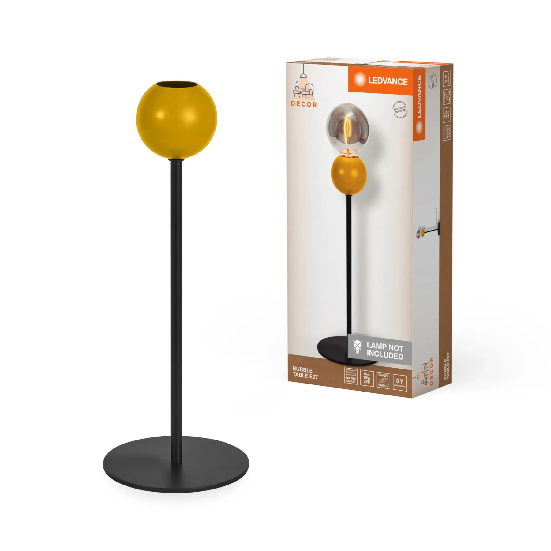 LEDVANCE DECOR BUBBLE BORDLAMPE MULTIFARVET 43,3 CM Sale