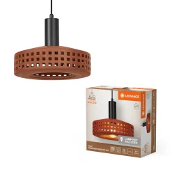 LEDVANCE DECOR CLAY PENDEL BRUN 30,2 CM^ Pendel Lampe