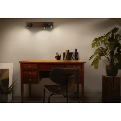 LEDVANCE DECOR MERCURY SPOTLAMPE TRÆ/SORT GU10 10,2W^ Spotlights