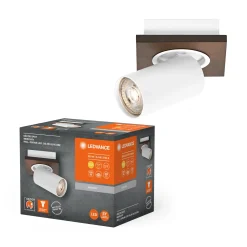 LEDVANCE DECOR MERCURY SPOTLAMPE TRÆ/HVID GU10 3,4W^ Spotlights