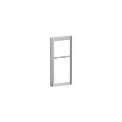 LK Fuga SOFT DESIGN 63 RAMME INKL. TEKNISK RAMME STÅLGRÅ 2 1/2 MODUL Outlet