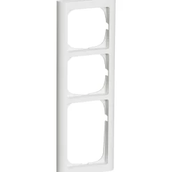 LK Fuga SOFTLINE 63 RAMME HVID 3 1/2 MODUL^ Stikdåser & Stikkontaktrammer