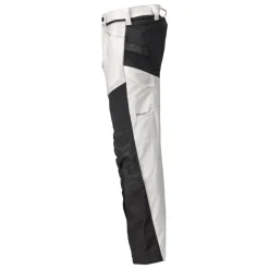 Mascot CUSTOMIZED 22479 BUKS MED KNÆLOMMER 76C44 HVID/STENGRÅ^ Arbejdsbukser