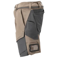 Mascot CUSTOMIZED 22149 SHORTS 24C46 MØRK SAND/STENGRÅ^ Arbejdsbukser
