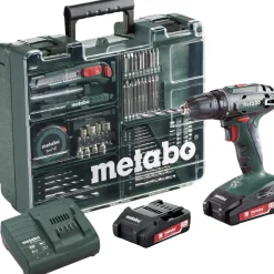 Metabo BS 18 10 MM 2X2,0 WORKSHOP BORE-/SKRUEMASKINE AKKU MED BATTERI OG LADER Online