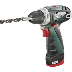 Metabo POWERMAXX BS BASIC 2X2,0 AH BORE-/SKRUEMASKINE AKKU MED BATTERI OG LADER^ Bore- & Skruemaskiner
