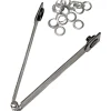 Millarco PRESENNINGSØJER I STÅL - INKLUSIV TANG - 10 STK. TANG 1.60 CM^ Presenninger