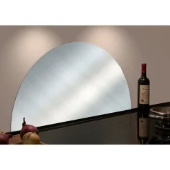 Millex RUSTFRIT STÅL, HALVCIRKEL, 800X400MM STÆNKPLADE New