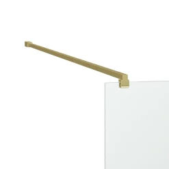 Milobad MESSING FORHÆNGSSTANG 110 CM^ Brusevægge