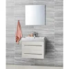 Milobad NORDIC DECK NATURE BADMØBEL HVID 2 SKUFFER 61 CM Best