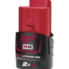 MILWAUKEE B2 BATTERI 12V 2 AH 1 STK^ Batterier & Ladere