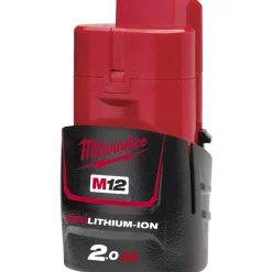 MILWAUKEE B2 BATTERI 12V 2 AH 1 STK^ Batterier & Ladere