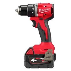 MILWAUKEE M18 BLDDRC-402C BOREMASKINE AKKU MED BATTERI OG LADER^ Bore- & Skruemaskiner
