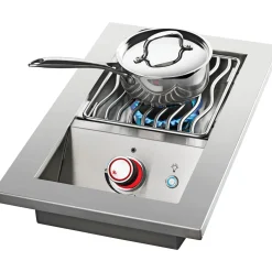 Napoleon BUILT-IN 700 SERIE 10" SIDEBRÆNDER INDBYGNINGSGRILL SØLV Hot