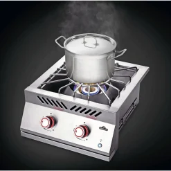 Napoleon BUILT-IN 700 SERIE 18" SIDEBRÆNDER INDBYGNINGSGRILL SØLV