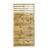 Nordic Fence STRAIGHT HEGN TRYKIMPRÆGNERET NATUR 4.50 X 180 CM^ Træhegn