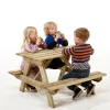 NORDIC PLAY Active 801-053PC BØRNEBORDBÆNKESÆT NATUR^ Bord- & Bænkesæt