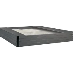 NORDIC PLAY Active WPC SANDKASSE 120 X 24 X 120 CM GRÅ KOMPOSIT Clearance