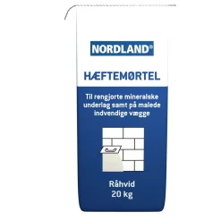 Nordland HÆFTEMØRTEL RÅHVID 20 KG^ Cement & Mørtel