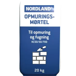 Nordland OPMURINGSMØRTEL GRÅ 20 KG^ Cement & Mørtel