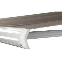 Outfit LIANA M/LED MARKISE M/MOTOR TAUPE/HVID 350 CM^ Parasoller & Markiser