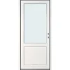 Outline 3-LAGS KLART GLAS FACADEDØR 114 X 948 X 2118 MM V HVID^ Yderdøre