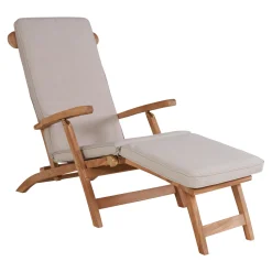 Outrium ARUBA HYNDE TIL DÆKSTOL NATUR 6 X 46 X 184 CM^ Havehynder