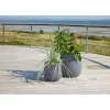 Outrium ELLA HAVEKRUKKE FIBERCEMENT ANTRACIT Ø57XH57CM^ Havekrukker