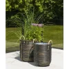 Outrium MAISON FLETKRUKKE POLYRATTAN BRUN/SORT H50 X Ø45 CM^ Havekrukker