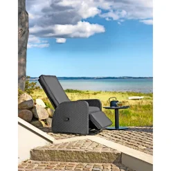Outrium SAINT TROPEZ VANDAFV. HYNDE LOUNGESTOL SORT Discount