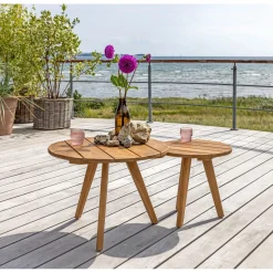 Outrium SAMUI 2 STK. INDSKUDSBORDE NATUR New