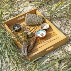 Outrium SERVERINGSBAKKE NATUR TEAK New