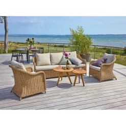 Outrium SYMI/SAMUI SOFASÆT NATUR^ Lounge Havemøbler