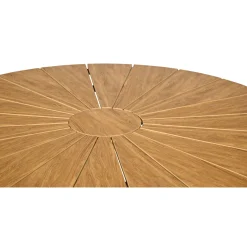 Outrium TAVIRA Ø120 CM HAVEBORD SORT/TEAK LOOK