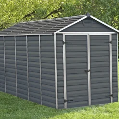 PALRAM CANOPIA CANOPIA 540-153 REDSKABSRUM ANTRACITGRÅ 7,0 M2^ Stålskure