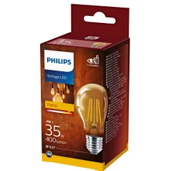 Philips A60 CLASSIC DEKOPÆRE STANDARD E27 4W Online