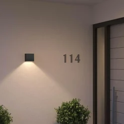 Philips Hue RESONATE DOWNWARD UDENDØRS VÆGLAMPE 8W SORT New
