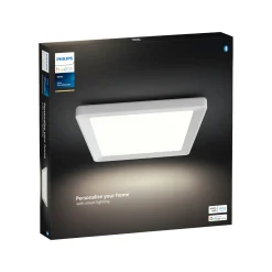 Philips Hue TENTO SQ W SLIM LOFTPANEL 12,6W HVID 29,5 CM^ Smart Belysning