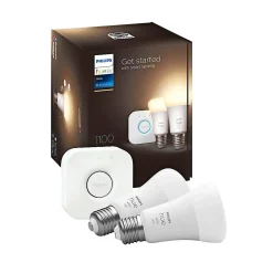 Philips Hue W 2 X E27, BRIDGE & DIM. SWITCH STARTSÆT^ Smart Belysning