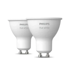 Philips Hue W 2-PAK SMART LED PÆRE GU10 SPOT 5W^ Smart Belysning