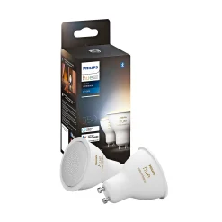 Philips Hue WA 2-PAK SMART LED PÆRE GU10 SPOT 5W^ Smart Belysning
