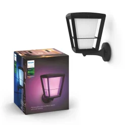 Philips Hue WCA ECONIC UDENDØRS VÆGLAMPE 15W SORT^ Smart Belysning
