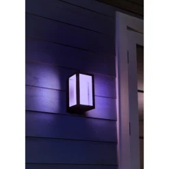Philips Hue WCA IMPRESS UDENDØRS VÆGLAMPE 16W SORT