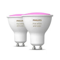 Philips Hue WCA 2-PAK SMART LED PÆRE GU10 SPOT 6W^ Smart Belysning
